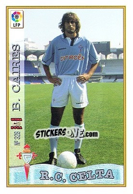 Sticker 328. U.H. CAIRES - Las Fichas De La Liga 1997-1998 - Mundicromo