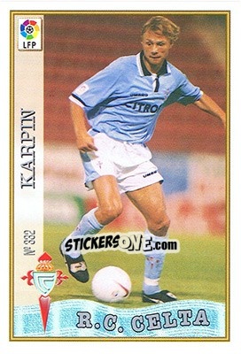 Sticker 332. KARPIN - Las Fichas De La Liga 1997-1998 - Mundicromo