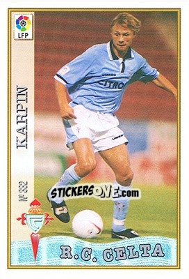 Sticker 332. KARPIN - Las Fichas De La Liga 1997-1998 n. 486 - Mundicromo