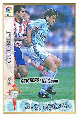 Sticker 334. GUDELJ - Las Fichas De La Liga 1997-1998 n. 488 - Mundicromo