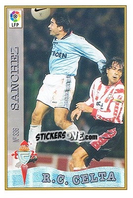 Sticker 336. SÁNCHEZ - Las Fichas De La Liga 1997-1998 - Mundicromo