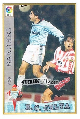 Sticker 336. SÁNCHEZ - Las Fichas De La Liga 1997-1998 n. 490 - Mundicromo