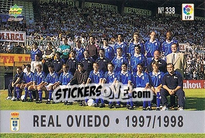 Sticker 338. PLANTILLA - Las Fichas De La Liga 1997-1998 n. 492 - Mundicromo