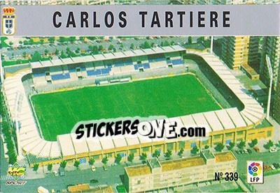 Sticker 339. CARLOS TARTIERE - Las Fichas De La Liga 1997-1998 n. 493 - Mundicromo