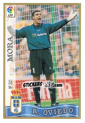 Cromo 341. MORA - Las Fichas De La Liga 1997-1998 - Mundicromo