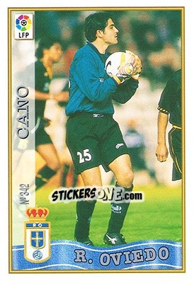 Sticker 342. CANO - Las Fichas De La Liga 1997-1998 - Mundicromo