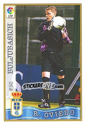 Sticker 342. BULJUBASICH - Las Fichas De La Liga 1997-1998 - Mundicromo
