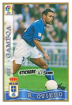 Sticker 348. GAMBOA - Las Fichas De La Liga 1997-1998 - Mundicromo