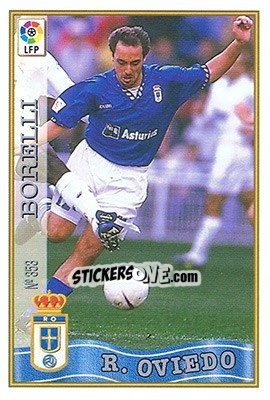 Sticker 353. BORELLI - Las Fichas De La Liga 1997-1998 - Mundicromo