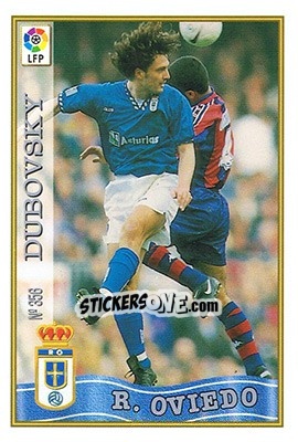 Cromo 355. DUBOVSKY - Las Fichas De La Liga 1997-1998 - Mundicromo