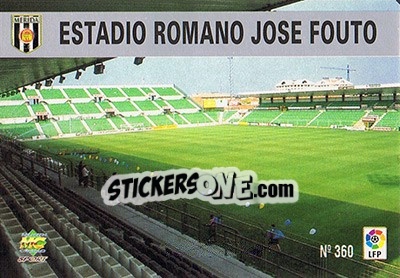 Sticker 360. E. ROM. JOSé FOUTO - Las Fichas De La Liga 1997-1998 - Mundicromo