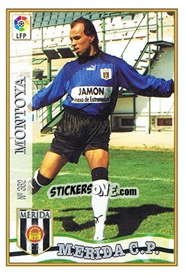 Sticker 362. MONTOYA - Las Fichas De La Liga 1997-1998 n. 524 - Mundicromo