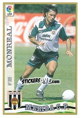 Sticker 365. MONREAL - Las Fichas De La Liga 1997-1998 n. 528 - Mundicromo