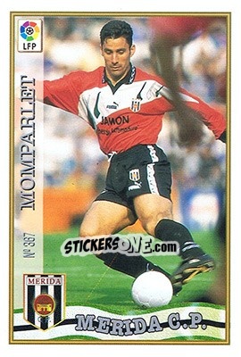 Figurina 367. MOMPARLET - Las Fichas De La Liga 1997-1998 - Mundicromo