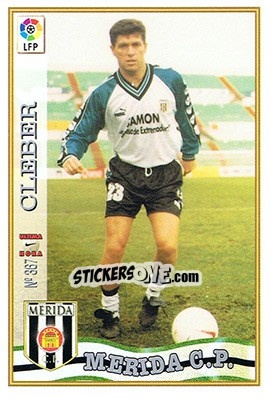 Sticker 367. U.H. CLEBER - Las Fichas De La Liga 1997-1998 - Mundicromo