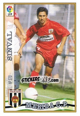 Cromo 370. SINVAL - Las Fichas De La Liga 1997-1998 n. 536 - Mundicromo