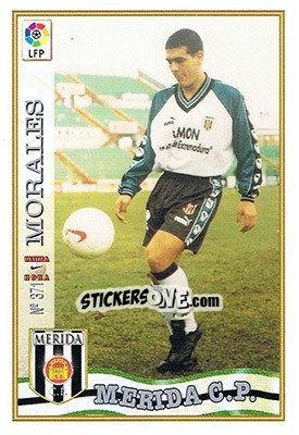 Sticker 371. U.H. MORALES - Las Fichas De La Liga 1997-1998 n. 538 - Mundicromo