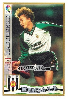 Sticker 372. U.H. RADTCHENKO - Las Fichas De La Liga 1997-1998 n. 540 - Mundicromo