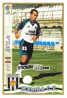 Sticker 377. U.H. ÁVILA - Las Fichas De La Liga 1997-1998 n. 549 - Mundicromo