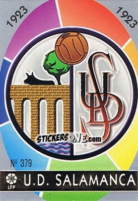 Sticker 379. ESCUDO - Las Fichas De La Liga 1997-1998 - Mundicromo