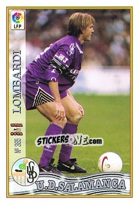 Cromo 385. U.H. LOMBARDI - Las Fichas De La Liga 1997-1998 - Mundicromo