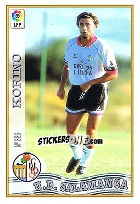 Sticker 386. KORINO - Las Fichas De La Liga 1997-1998 n. 563 - Mundicromo