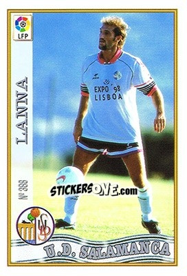 Cromo 388. LANNA - Las Fichas De La Liga 1997-1998 - Mundicromo