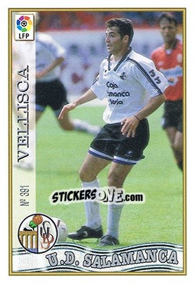 Sticker 391. VELLISCA - Las Fichas De La Liga 1997-1998 - Mundicromo