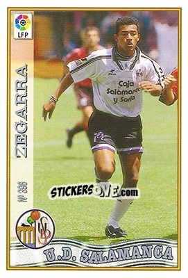 Sticker 396. ZEGARRA - Las Fichas De La Liga 1997-1998 - Mundicromo