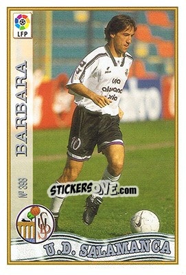 Sticker 398. BARBARÁ - Las Fichas De La Liga 1997-1998 n. 579 - Mundicromo