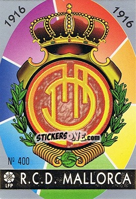 Sticker 400. ESCUDO - Las Fichas De La Liga 1997-1998 - Mundicromo