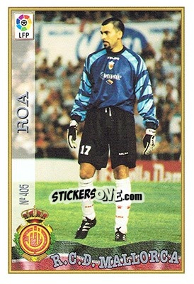 Cromo 405. ROA - Las Fichas De La Liga 1997-1998 - Mundicromo