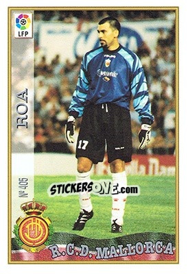 Sticker 405. ROA - Las Fichas De La Liga 1997-1998 n. 587 - Mundicromo