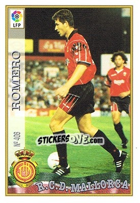 Sticker 406. MORENO - Las Fichas De La Liga 1997-1998 - Mundicromo