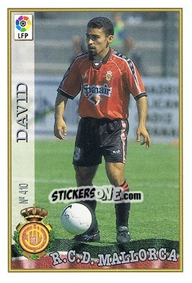 Sticker 410. DAVID - Las Fichas De La Liga 1997-1998 n. 592 - Mundicromo