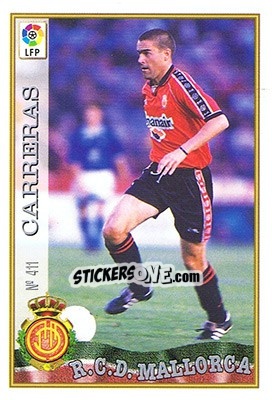 Cromo 411. CARRERAS - Las Fichas De La Liga 1997-1998 - Mundicromo