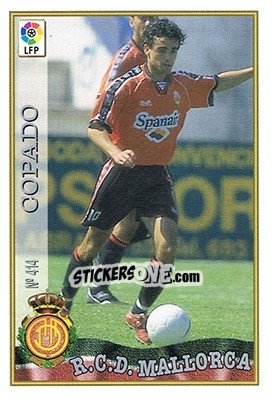 Sticker 414. COPADO - Las Fichas De La Liga 1997-1998 - Mundicromo