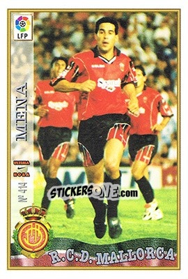 Cromo 414. U.H. MENA - Las Fichas De La Liga 1997-1998 - Mundicromo