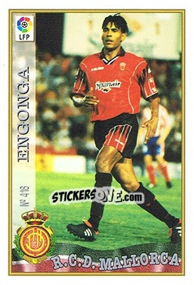 Cromo 416. ENGONGA - Las Fichas De La Liga 1997-1998 - Mundicromo