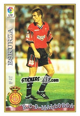 Sticker 417. ESKURZA - Las Fichas De La Liga 1997-1998 - Mundicromo