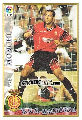 Sticker 419. MONCHU - Las Fichas De La Liga 1997-1998 n. 606 - Mundicromo