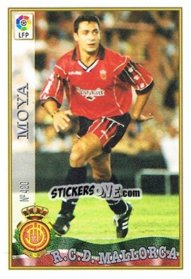 Sticker 420. MOYA - Las Fichas De La Liga 1997-1998 n. 607 - Mundicromo