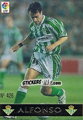 Sticker 426. ALFONSO - Las Fichas De La Liga 1997-1998 - Mundicromo