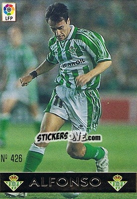 Sticker 426. ALFONSO - Las Fichas De La Liga 1997-1998 n. 616 - Mundicromo
