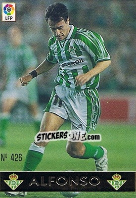 Figurina 426. ALFONSO - Las Fichas De La Liga 1997-1998 - Mundicromo