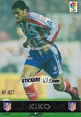 Sticker 427. KIKO - Las Fichas De La Liga 1997-1998 - Mundicromo