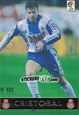 Sticker 434. CRISTóBAL - Las Fichas De La Liga 1997-1998 n. 624 - Mundicromo
