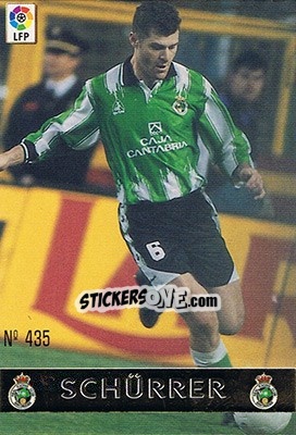 Sticker 435. SCHÜRRER - Las Fichas De La Liga 1997-1998 - Mundicromo