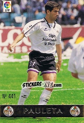 Sticker 441. PAULETA - Las Fichas De La Liga 1997-1998 n. 631 - Mundicromo