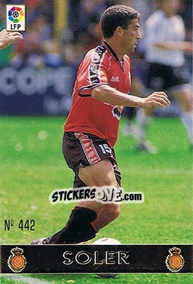 Cromo 442. SOLER - Las Fichas De La Liga 1997-1998 - Mundicromo